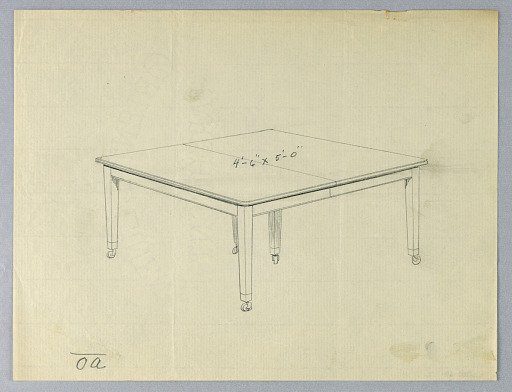 Design for a Six-Legged Rectangular Dining Table