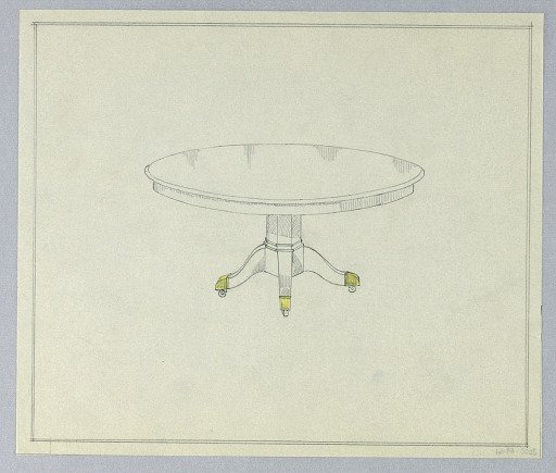 Design for Round Dining Table on Octagonal Base