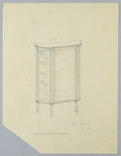 Design for Cabinet in Oak