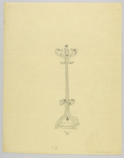 Design for Hat Tree "B" with Drip Tray