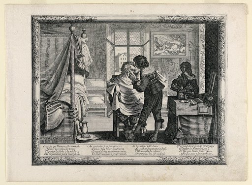 Le Barbier, from Les Metiers series [The Barber, from The Trades series]