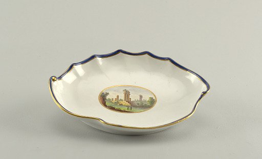 Dish, from a "Topographical" Dinner or Dessert Service ("A Vedute")