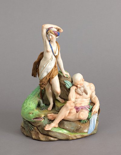 Allegorical Figural Group of "America"