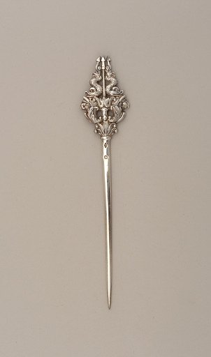 Seafood Skewer with Dolphin and Trident Finial