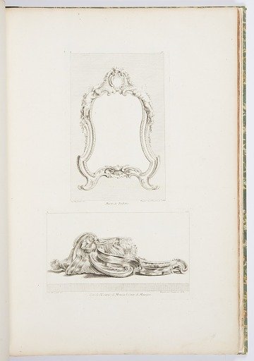 Côté de l'Ecritoire de Monsieur le Comte de Maurepas., Écritoire pour le comte de Maurepas, 1731, 6th Plate