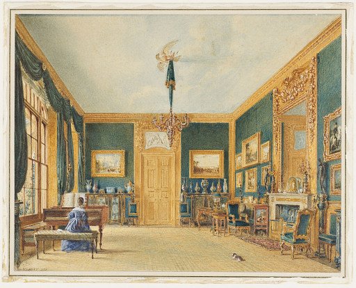 The Green Drawing Room of the Earl of Essex at Cassiobury