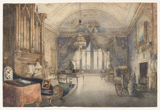 Large Salon with Organ