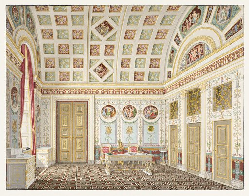 The Dressing Room of King Ludwig I at the Munich Residence Palace