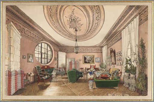 Interior of a Salon