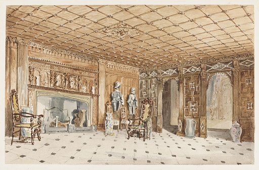 The Entrance Hall, East Sutton Place, Kent