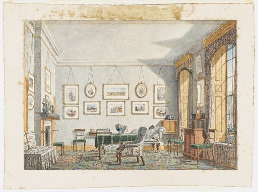 George James Drummond's Room at Oxford, 1853