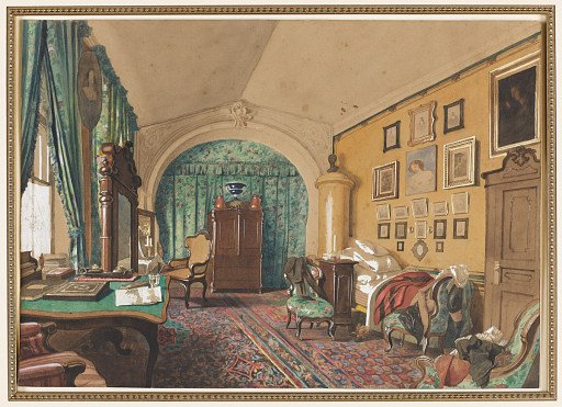 Interior of a Man's Living Room