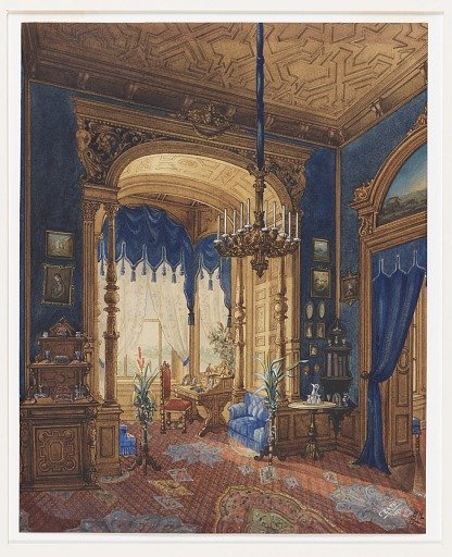 Alcove in the Salon of the Grand Duchess Anna of Mecklenburg-Schwerin