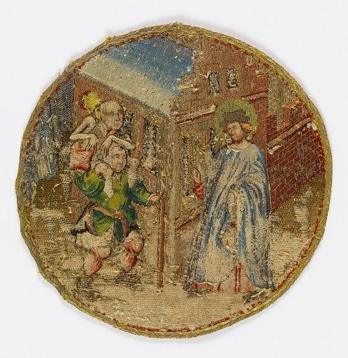 St. Martin healing the lame and blind beggars against their wishes