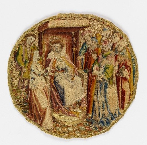 St. Catherine confounding scholars before Emperor Maxentius