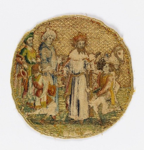 Knights confessing their Christianity to Emperor Maxentius
