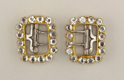 Pair of shoe buckles