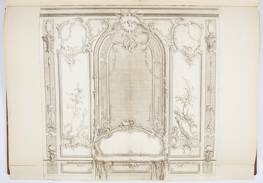 Design for Interior Wall Decoration with Bench