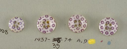 Set of Four Buttons