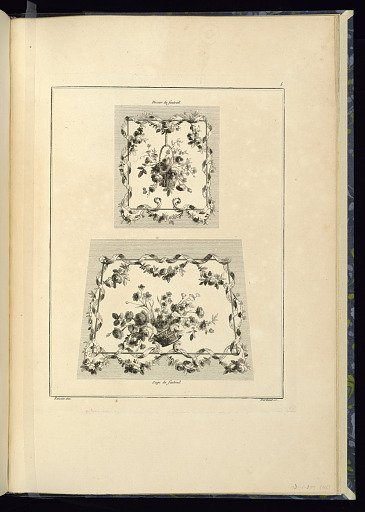 Designs for Armchair Covers (Back and Seat)