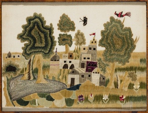 Embroidered picture