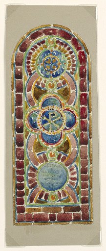 Alternate Design for Memorial Window, Beecher Memorial Church, Brooklyn, NY