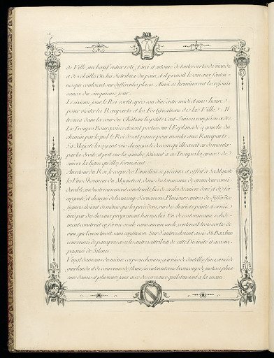 DESCRIPTION DES FÊTES DONNÉES PAR LA VILLE DE STRASBOURG Pour la Convalescence du Roi : à l’arrivée et pendant le séjour de Sa Majesté en cette Ville.