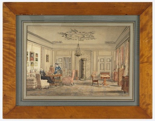 Interior in the House of Lord Chamberlain O'Neill, Strandraede, Copenhagen