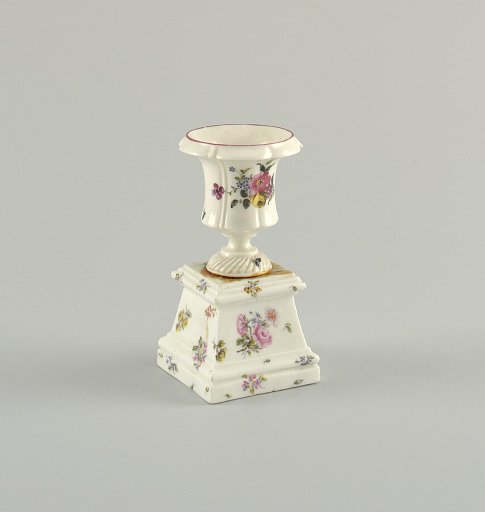 Miniature Vase on Pedestal (One of a Pair)