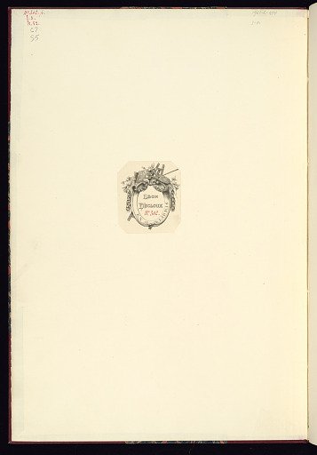Cahier de meubles contenant six lits de différents formes et dans le dernier goût, composés et dessinés par Aubert en 1789