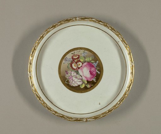 Tea and Coffee Service with Rose Medallion