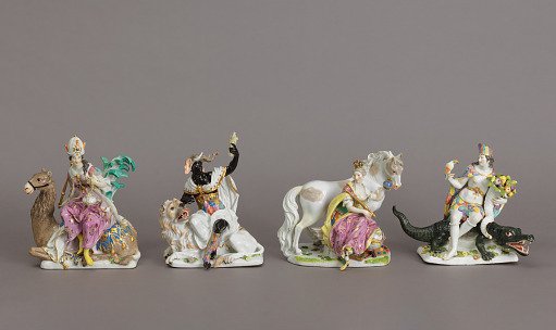 Allegorical Figures of the "Four Continents"