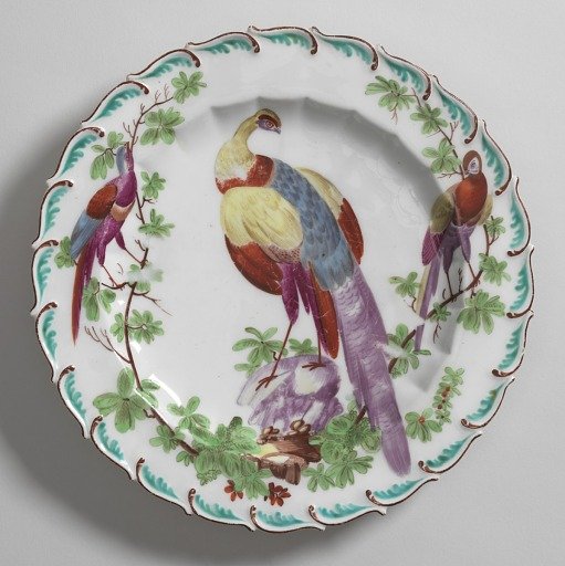 Group of Thirteen "Disheveled Birds" Plates