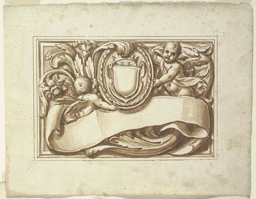 One of a set of projects for a title page and decoration of 15 horizontal panels