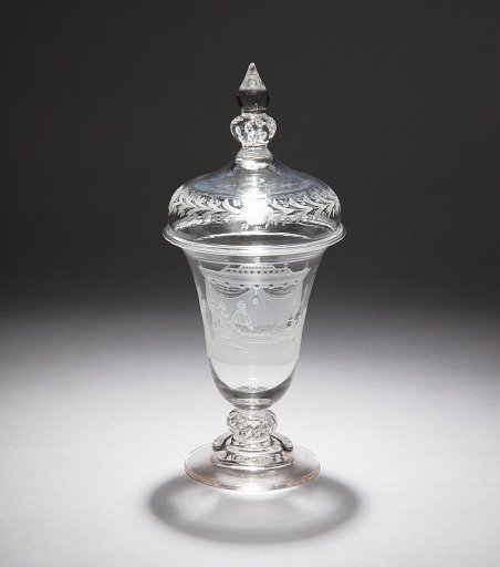 One of a Pair of Covered Confinement Cups