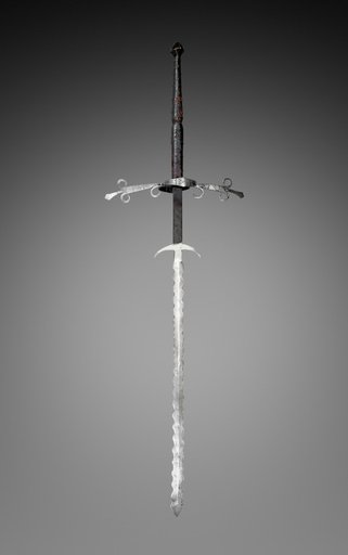 Two-Handed Sword with Flamboyant Blade