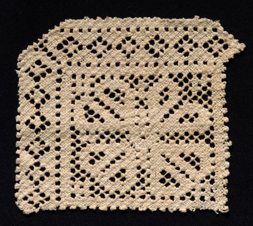 Fragment of a Corner with Floral Motif