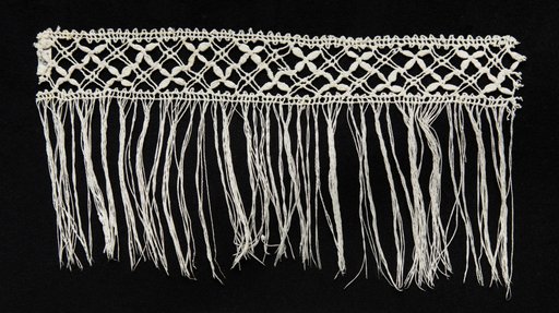 Lace Insertion with Fringe