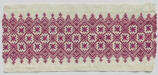 Fragment of a furnishing textile