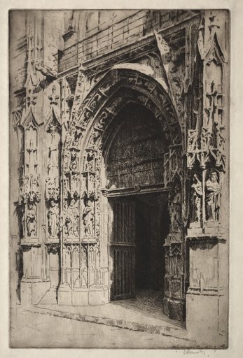 Portrail Central, Eglise St. Merri, Paris