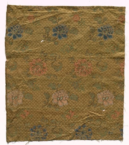 Silk Damask Fragment