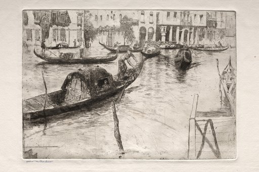Etchings of Venice: Traghetto San Felice