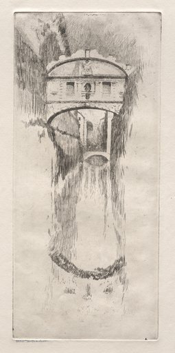 Etchings of Venice: Bridge of Sighs