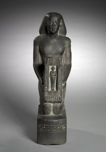 Naophorous Statue of the Finance Officer and Overseer of Fields, Horwedja