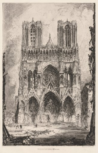 Rheims Cathedral, Facade