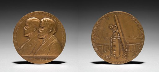 Medal Commemorating the 40th Anniversary of the Warner and Swasey Company