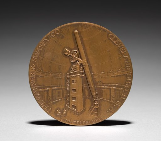Medal Commemorating the 40th Anniversary of the Warner and Swasey Company (reverse)