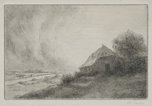 Ruined House on a Hillside