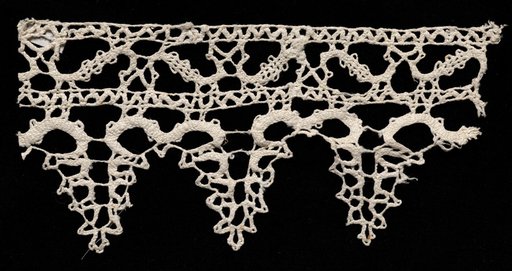 Lace Insertion with Edging of Points