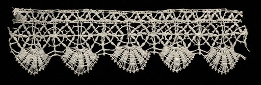 Lace Insertion with Edging of Bell Points
